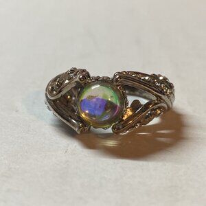 Retro Aristocratic Luxury 925 Sterling Silver Ring Angel Wings